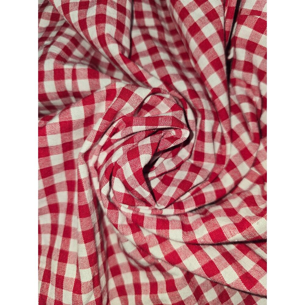 Commense Red Gingham Halter Cotton Maxi Dress Small NWT - Picture 7 of 9